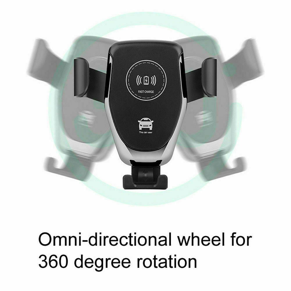 Ironclad AutoGrip™ - Hands-Free Auto-Lock Wireless Car Charger (One-Hand Use)