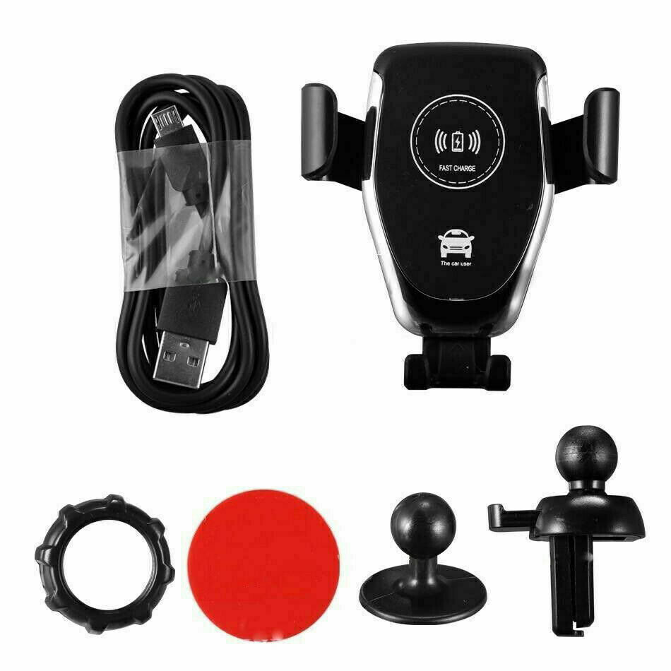Ironclad AutoGrip™ - Hands-Free Auto-Lock Wireless Car Charger (One-Hand Use)